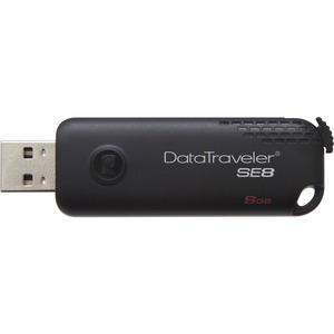 Kingston 8GB USB 2.0 DataTraveler SE8 (Black)