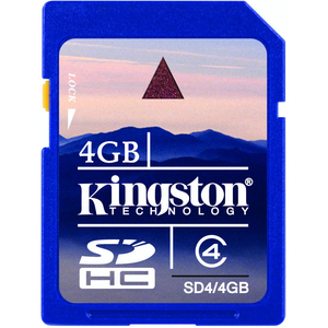 SDHC Kingston - 4 GB - Class 4