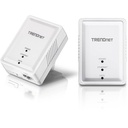 Adaptador de red l&iacute;nea el&eacute;ctrica - TRENDnet TPL-406E2K Nuevo - 2