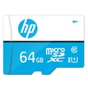 Memoria Flash HP mi210, 64GB MicroSDXC UHS-I Clase 10, con Adaptador