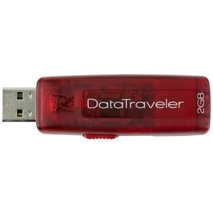 Unidad flash Kingston DataTraveler 100 - 2 GB - USB 2.0 - Rojo