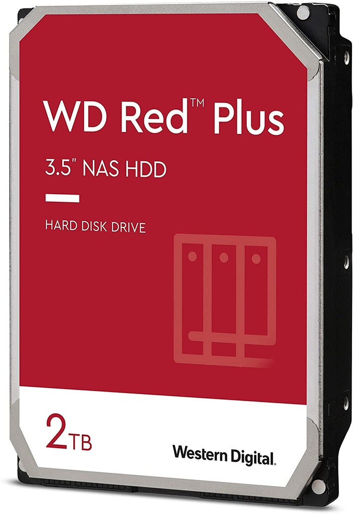 Disco Duro para NAS Western Digital WD Red 3.5'' de 1 a 8 Bahías, 2TB, SATA III, 6 Gbit/s, 64MB Cache