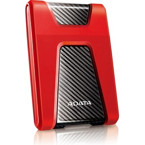 Disco Duro Pórtatil Adata DashDrive Durable HD650 AHD650-1TU31-CRD - 2.5" Externo - 1 TB - Rojo