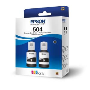 EPSON PACK 2 TINTAS BK SERIE T504    SUPL L120 L310/380/395/495/575/655/656 PACK 2 TINTAS BK SERIE T504 L120 L310/380/395/495/575/655/656