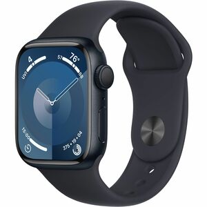 Apple Watch Series 9 GPS 41mm Midnight Aluminum Case with Midnight Sport Band - S/M