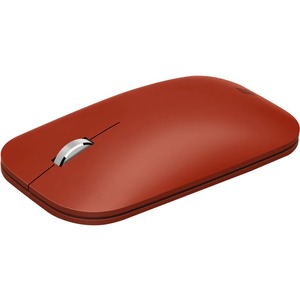 Microsoft - Surface Mobile Wireless Optical Mouse - Poppy Red