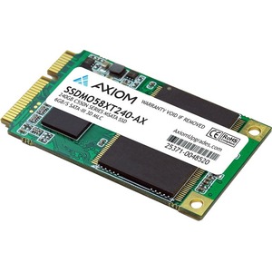 Unidad de estado sólido Axiom C550n - mSATA (MO-300) Interno - 240 GB - SATA (SATA/600) - Conforme con normas TAA