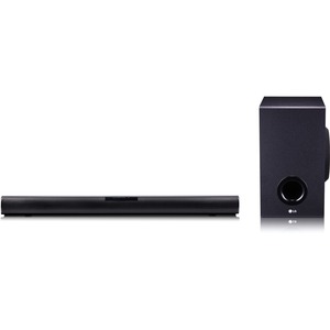 LG SJ2 2.1CH 160W Sound Bar BLACK - Wireless Subwoofer, Bluetooth, Includes Remote