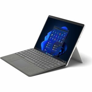 Microsoft Surface Pro 8 Core™ i5 1135G7 128GB SSD 8GB 13" (2880x1920) TOUCHSCREEN WIN11 2 Cameras PLATINUM SILVER with Detachable Backlit Keyboard