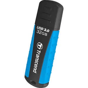 Unidad flash Transcend JetFlash 810 - 32 GB - USB 3.0 - Negro, Azul, Verde